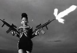 Image result for Nicki Minaj with Gun