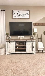 Image result for What to Put On TV Stand for Decor