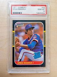 Image result for Value of Greg Maddux Baseball Card