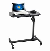 Image result for rolling laptop desks with monitors stands