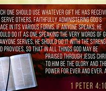 Image result for 1 Peter 4:10-11 NIV