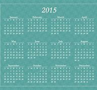 Image result for Julian Calendar 2015