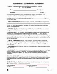 Image result for 1099 Employment Contract Template