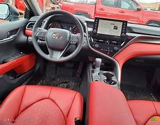 Image result for Camry XSE White Red Interior