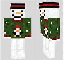 Image result for Snowman Minecraft Skin