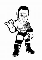 Image result for WWE The Rock Cartoon