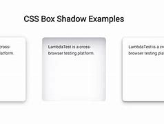 Image result for CSS Template Box-Shadow