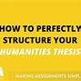 Image result for Thesis Statement Examples with Sub-Points