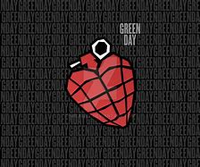 Image result for Green Day Heart Grenade Leaf