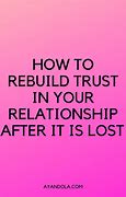 Image result for Rebuilding Trust Quotes