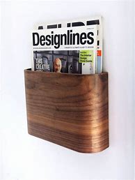 Image result for Wood Magazine File Holder