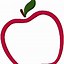 Image result for Cartoon Apple Outline