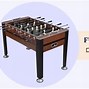 Image result for Wood Foosball Table