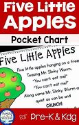 Image result for 5 Little Apple's Poem