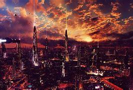 Image result for Futuristic City Background Night