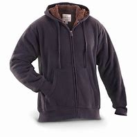 Image result for Men's Sherpa Lined Hoodie Sweatshirt