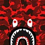 Image result for Supreme BAPE Shark Logo