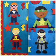 Image result for Superhero Bulletin Board Cutouts