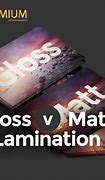 Image result for Matte vs Gloss Lamination