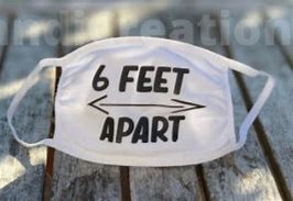 Image result for Mask Being 6 Feet Apart