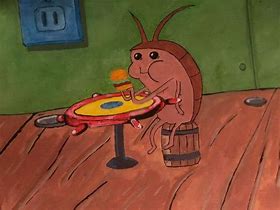 Image result for Crying Cockroach Spongebob