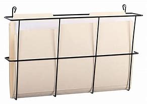 Image result for Wall Mounted Wire File Folder Racks