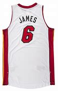 Image result for LeBron James Miami Heat Jersey Authentic