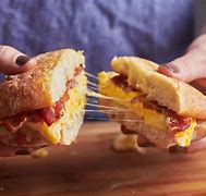 Image result for Bacon and Cheese Sandwich