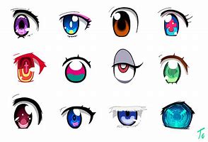 Image result for manga characters eye