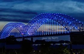 Image result for Neon Memphis Bridge