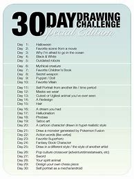 Image result for Drawing Challange 30-Day