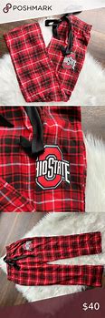 Image result for Ohio State Two Piece Long Sleeve Med Pajamas for Women