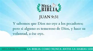 Image result for Juan 9:31