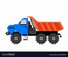 Image result for Side View Truck Pixel Art