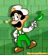 Image result for 8-Bit Fire Luigi