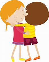 Image result for Side Hug Clip Art