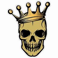 Image result for Skull with Crown Vector