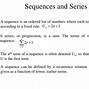 Image result for Sequence and Series Sign