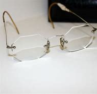 Image result for Vintage Rimless Eyeglasses