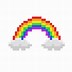 Image result for Rainbow Pixel Art Grid