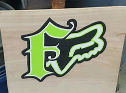 Image result for Fox Racing Letters Wrought Iron Sign