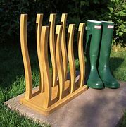 Image result for wood boots hanger