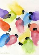 Image result for Watercolor Lights Art