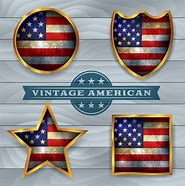 Image result for Vintage American Flag Logo