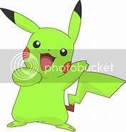 Image result for Green Pikachu