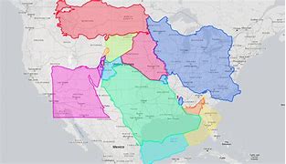 Image result for Middle East United States Map