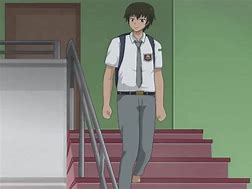 Image result for Anime Walking Up Steps