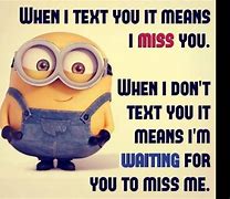 Image result for Minion Missing You
