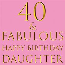 Image result for Happy 40th Birthday Text