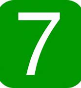 Image result for Clip Art 7 Green